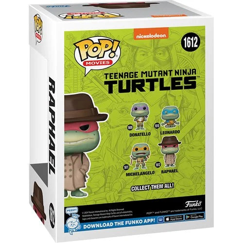 Teenage Mutant Ninja Turtles 1990 Raphael with Coat and Hat Funko Pop! Vinyl Figure #1612 (Pre-Order August 2024) - Nerd Stuff of Alabama