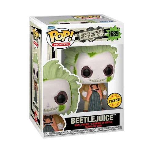 Beetlejuice 2 Beetlejuice Funko Pop! Vinyl Figure #1689 Common and Chase Bundle (Not mint) - Nerd Stuff of Alabama