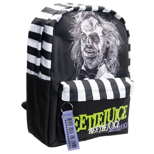 Beetlejuice Striped Backpack - Entertainment Earth Exclusive - Nerd Stuff of Alabama