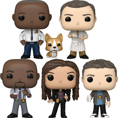 Brooklyn Nine-Nine Pop! Vinyl Figure Set Bundle of 5 Pops! (Pre-Order November 2024)