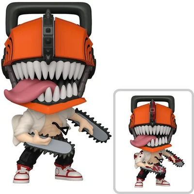 Chainsaw Man Funko Pop! Vinyl Figure #1677 Chase and Common Bundle of 2 Pops! (Pre-Order November 2024)
