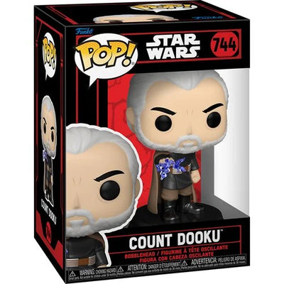 Star Wars Dark Side Count Dooku Funko Pop! Vinyl Figure #744 (Pre-Order October 2024) - Nerd Stuff of Alabama