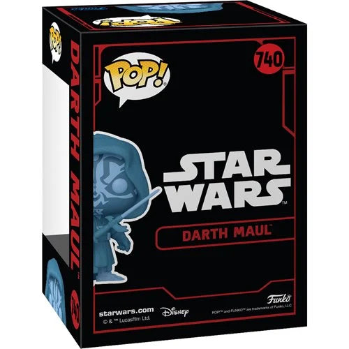 Star Wars Hologram Darth Maul Glow-in-the-Dark Funko Pop! Vinyl Figure #740 - Specialty Series (Pre-Order January 2025)