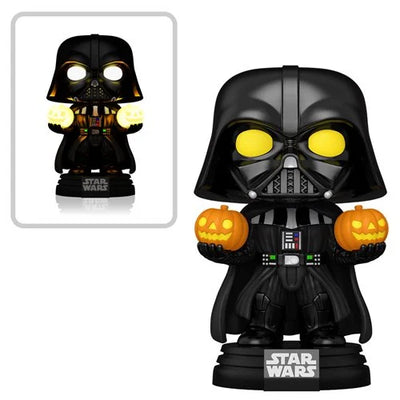 Star Wars Darth Vader Halloween Light-Up Super Funko Pop! Vinyl Figure #727 (Pre-Order September 2024)