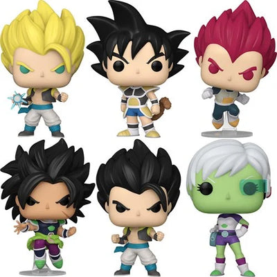 Dragon Ball Super: Broly Funko Pop! Vinyl Figure Bundle of 6 Pops! Includes Common and Chase Gogeta (Pre-Order February 2025)