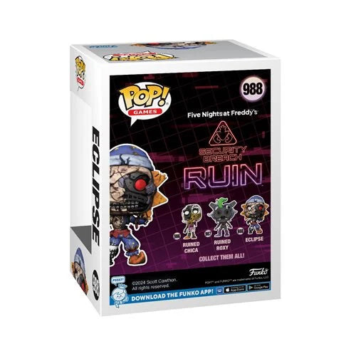 Five Nights at Freddy's: Security Breach - Ruin Eclipse Funko Pop! Vinyl Figure #988 - Nerd Stuff of Alabama