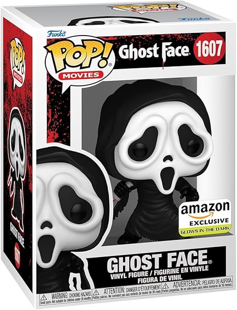 Funko Pop! Movies: Ghostface - Ghostface (Glow in The Dark) Damaged - Nerd Stuff of Alabama