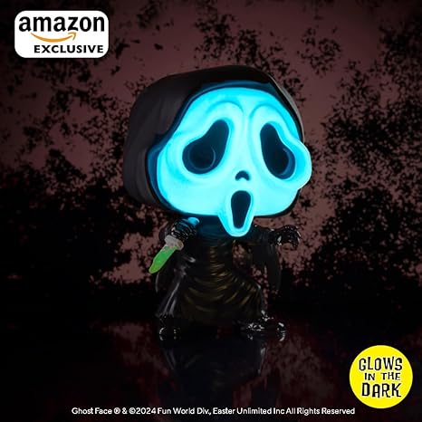 Funko Pop! Movies: Ghostface - Ghostface (Glow in The Dark) Damaged - Nerd Stuff of Alabama