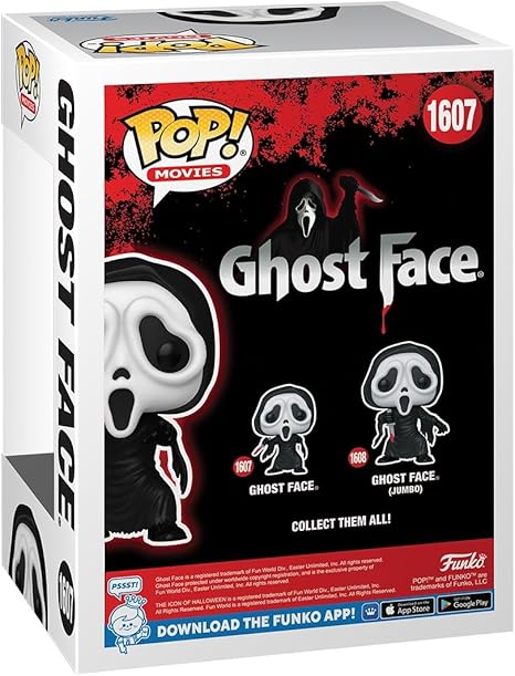 Funko Pop! Movies: Ghostface - Ghostface (Glow in The Dark) Damaged - Nerd Stuff of Alabama