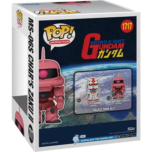 Mobile Suit Gundam MS-06S CHARS ZAKU II Super Funko Pop! Vinyl Figure #1717 (Pre-Order October 2024) - Nerd Stuff of Alabama