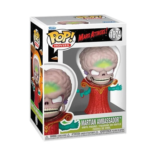 Mars Attacks Martian Ambassador Funko Pop! Vinyl Figure #1874 (Pre-Order February 2025)