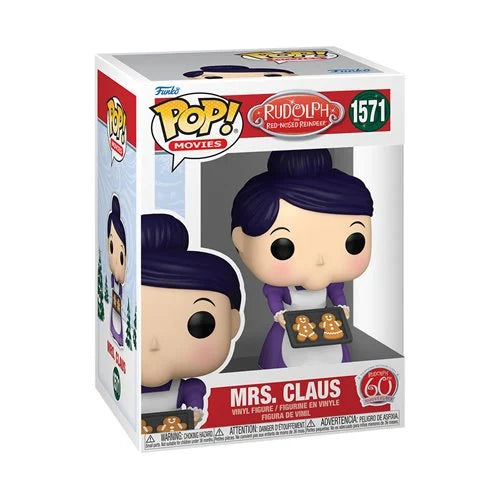 Rudolph the Red-Nosed Reindeer 60th Anniversary Mrs. Claus Funko Pop! Vinyl Figure #1571 (Pre-Order November 2024) - Nerd Stuff of Alabama