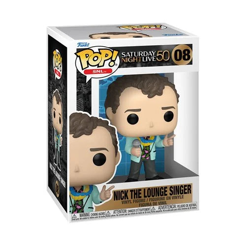 SNL 50th Anniversary Nick the Lounge Singer Funko Pop! Vinyl Figure #08 (Pre-Order November 2024) - Nerd Stuff of Alabama