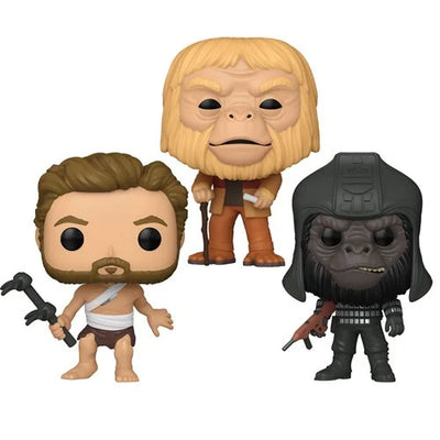 Planet of the Apes Funko Pop! Vinyl Figure Bundle of 3 Pops!