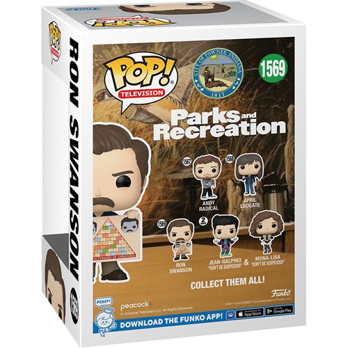 Parks and Recreation 15th Anniversary Ron Swanson with Swanson Pyramid of Greatness Funko Pop! Vinyl Figure #1569 - Nerd Stuff of Alabama