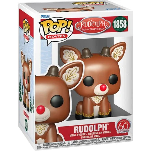 Rudolph the Red-Nosed Reindeer Holiday Rudolph Sitting Funko Pop! Vinyl Figure #1858 - Nerd Stuff of Alabama