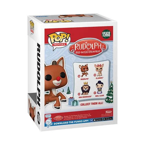 Rudolph the Red-Nosed Reindeer 60th Anniversary Rudolph (Flying) Funko Pop! Vinyl Figure #1568 (Pre-Order November 2024) - Nerd Stuff of Alabama