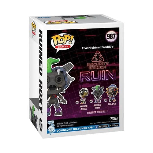 Five Nights at Freddy's: Security Breach - Ruin Ruined Roxy Funko Pop! Vinyl Figure #987 - Nerd Stuff of Alabama