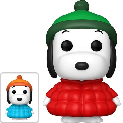 Peanuts Snoopy in Coat Funko Pop Vinyl Figure- Specialty Series Bundle of 2 Pops Chase and Common (Pre-Order March 2025)