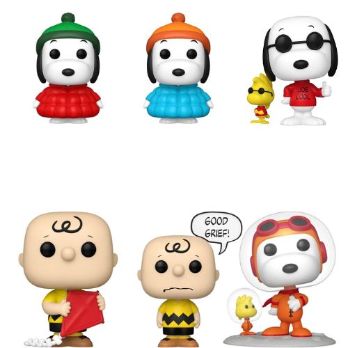 Peanuts Funko Pop! Vinyl Figure Bundle of 6 Pops! with Chase and Common Specialty Series (Pre-Order March 2025)