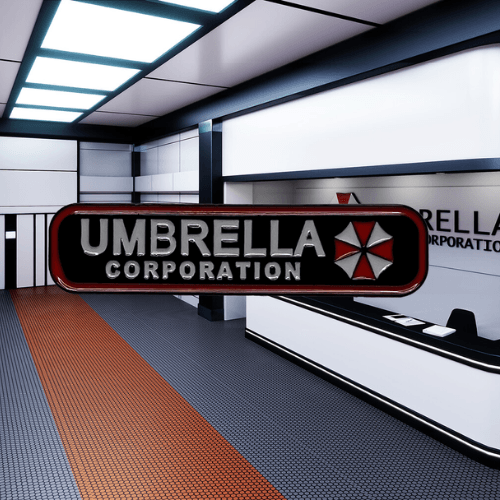 Button Pins: Resident Evil: Unbrella Corp Logo - Nerd Stuff of Alabama