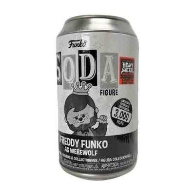 Funko: Freddy as Werewolf Limited Edition 3000 Piece Soda Vinyl Heavy Metal Halloween Exclusive - Nerd Stuff of Alabama