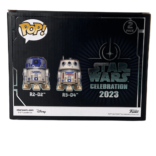 Funko Pop! 2 Pack Star Wars: R2-D2 & R5-D4 (Damaged Box) - Nerd Stuff of Alabama