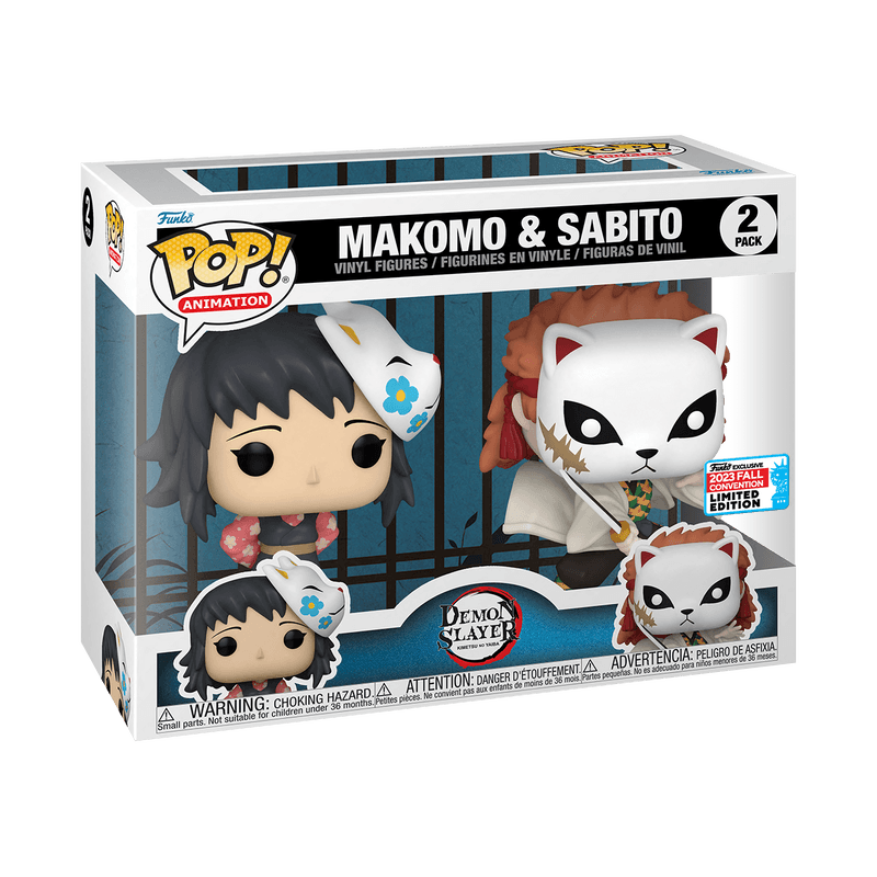 Funko Pop! Animation Demon Slayer: Makomo & Sabito 2 pack Fall Convention Exclusive - Nerd Stuff of Alabama