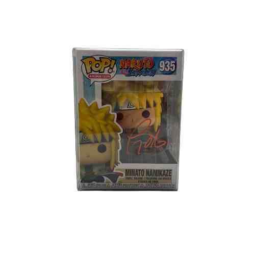 Funko Pop! Animation Naruto Shippuden: Minato Namikaze Autographed with CoA - Nerd Stuff of Alabama