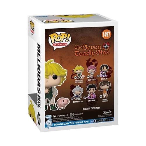 Funko Pop! Animation Seven Deadly Sins: Meliodas with Hawk - Nerd Stuff of Alabama