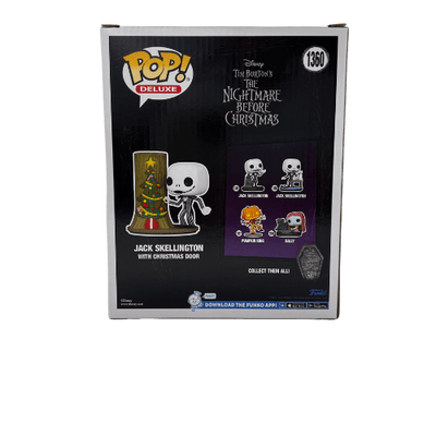 Funko Pop! Deluxe Nightmare Before Christmas: Jack Skellington w/ Christmas Door - Nerd Stuff of Alabama