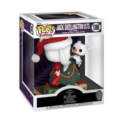 Funko Pop! Deluxe The Nightmare Before Christmas 30th Anniversary: Jack and Zero with Tree - Nerd Stuff of Alabama