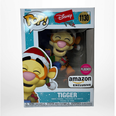 Funko Pop! Disney Holiday: Tigger #1130 Flocked Amazon Exclusive - Nerd Stuff of Alabama