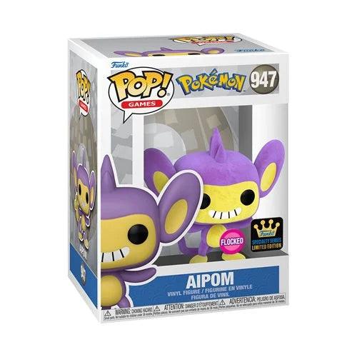 Funko Pop! Games Pokemon: Aipom Flocked Specialty Series - Nerd Stuff of Alabama