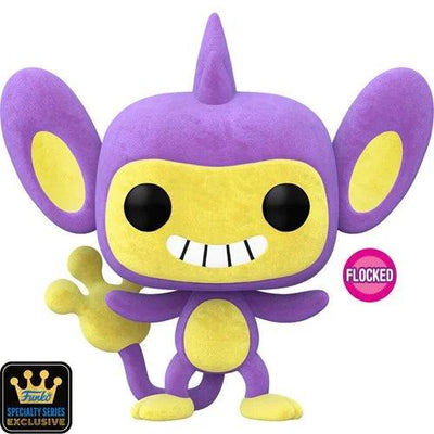 Funko Pop! Games Pokemon: Aipom Flocked Specialty Series - Nerd Stuff of Alabama