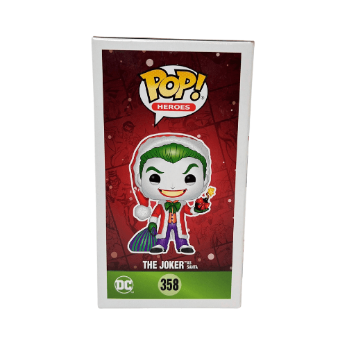 Funko Pop! Heroes The Joker as Santa #358 (Not Mint) - Nerd Stuff of Alabama