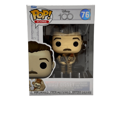 Funko Pop! Icons Disney 100th: Walt with Dumbo and Timothy - Nerd Stuff of Alabama