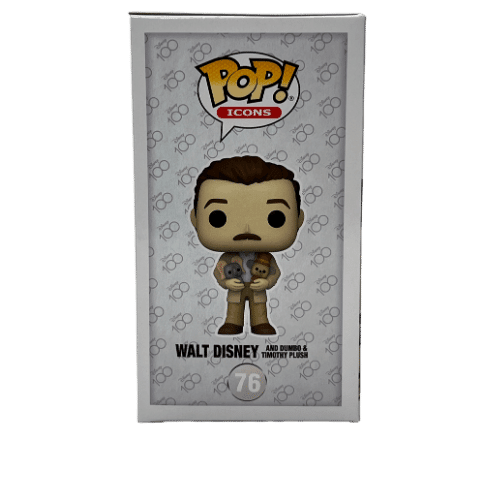 Funko Pop! Icons Disney 100th: Walt with Dumbo and Timothy - Nerd Stuff of Alabama