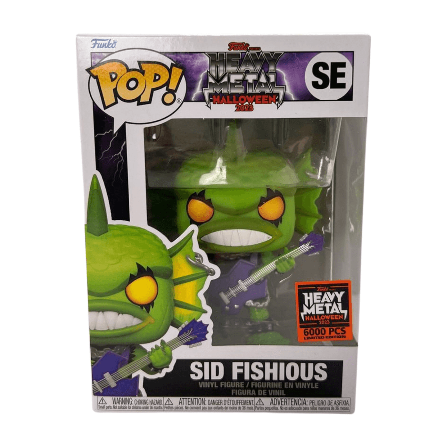 Funko Pop! Sid Fishious Heavy Metal Halloween Limited 6,000 Pieces - Nerd Stuff of Alabama