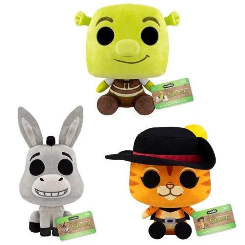 Shrek DreamWorks 30th Anniversary 7-Inch Funko Pop! Plush Wave 2 Bundle of 3 Plushies - Nerd Stuff of Alabama