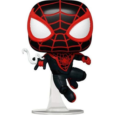 Spider-Man 2 Game Miles Morales Upgraded Suit Funko Pop! Vinyl Figure #970 - Nerd Stuff of Alabama