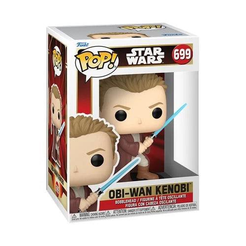 Star Wars: Episode I - The Phantom Menace Obi-Wan with Light Saber (Young) Funko Pop! Vinyl Figure #699 - Nerd Stuff of Alabama