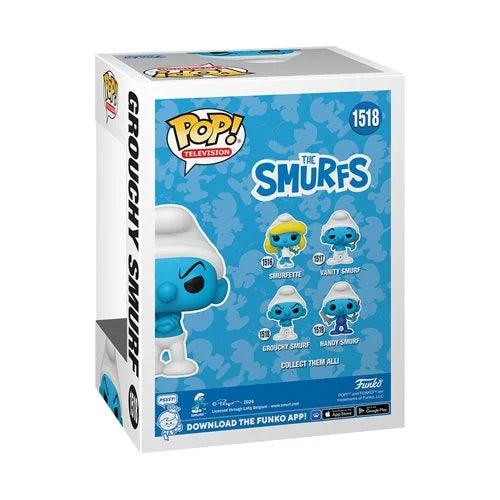 The Smurfs Classic Grouchy Smurf Funko Pop! Vinyl Figure #1518 - Nerd Stuff of Alabama